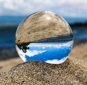 Diameter: 11, Gift items: Crystal base - Photography Lensball - American Smart