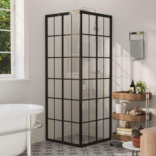 American Smart ESG shower cabin, 31.5"x31.5"x70.9" plumbing fixture with glass panels and hardware for modern bathroom installation