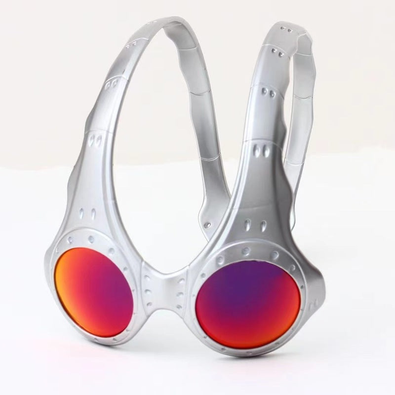 Unisex Eprolo Over-The-Top sunglasses with metal frames, perfect for outdoor cycling and sports in retro style.