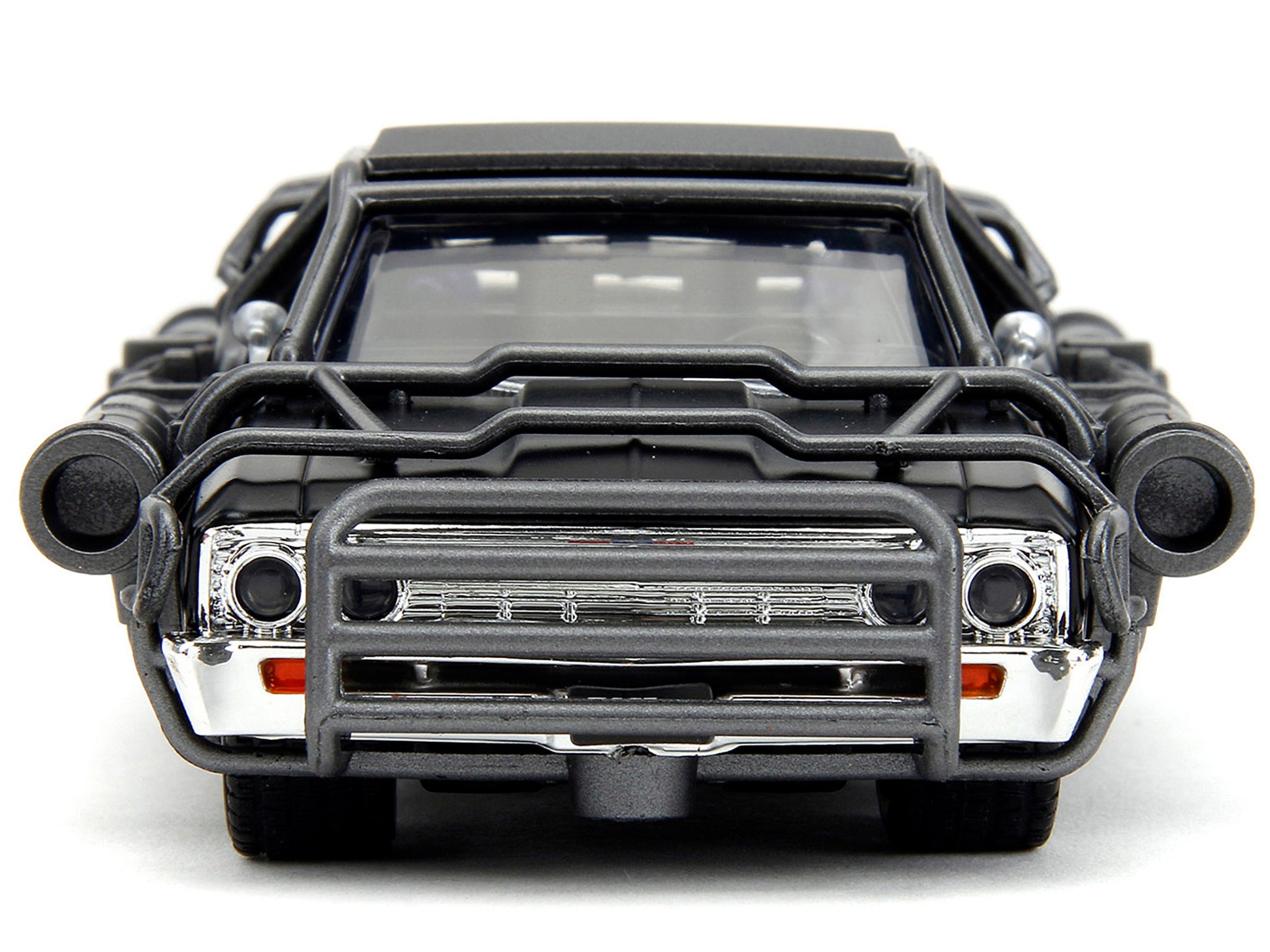 1967 Chevrolet El Camino diecast model car by Jada in matte black, from Fast & Furious "Fast X" series, detailed 1/32 scale.