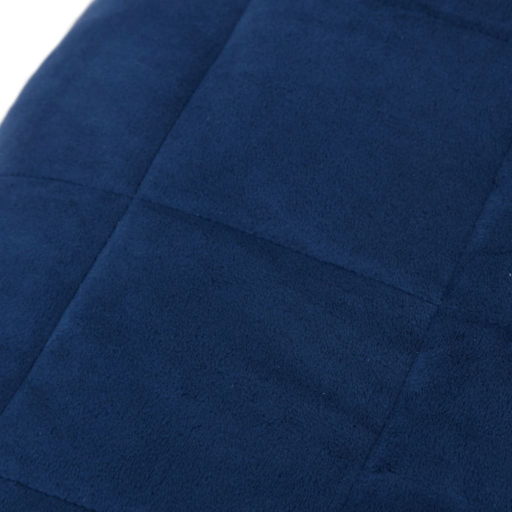 Weighted Blanket Blue Polyester Large Weighted Blanket Square