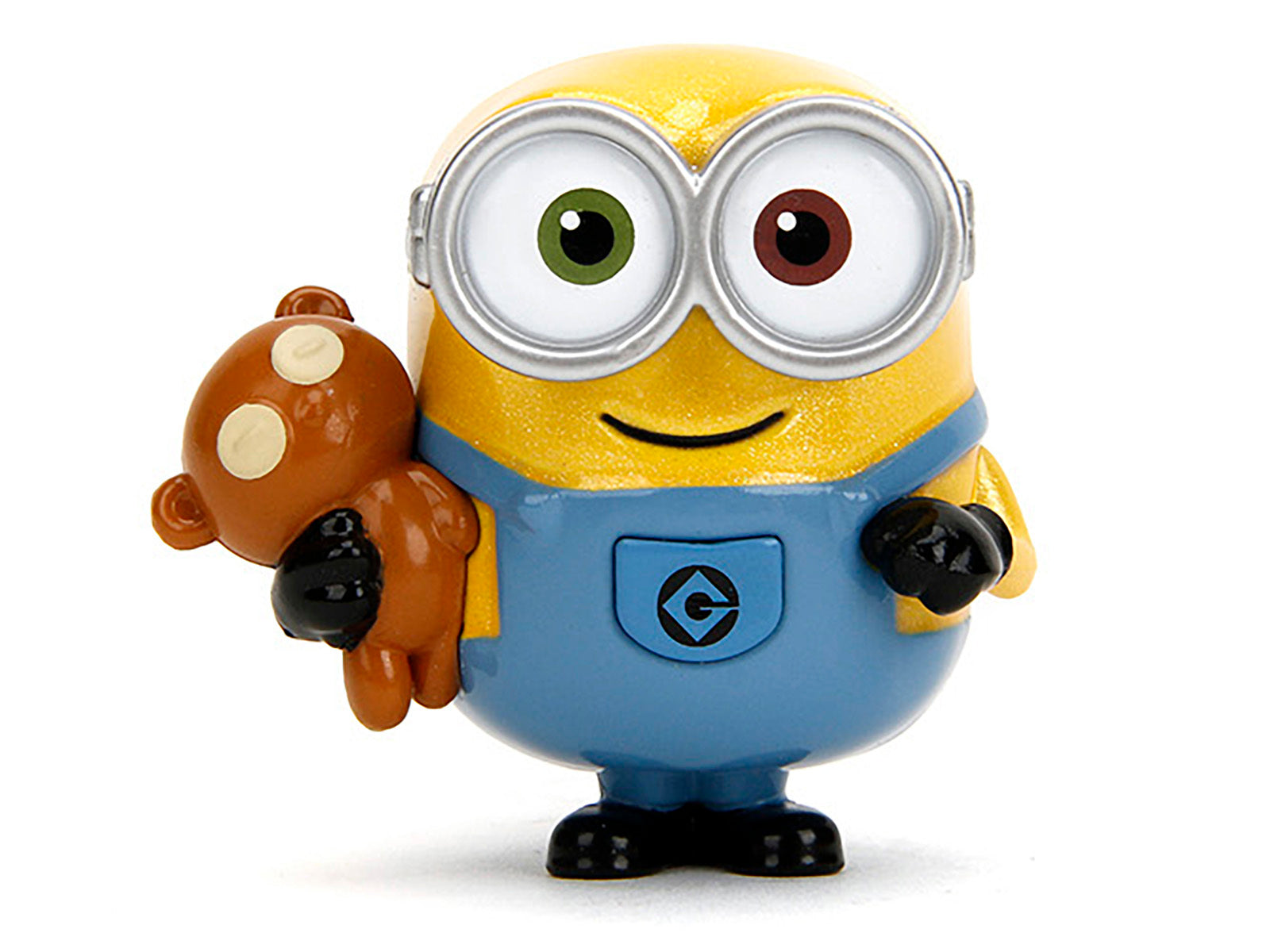 Set of 4 Jada Minions diecast figures from the 2015 Metalfigs movie series, detailed Minions character models.