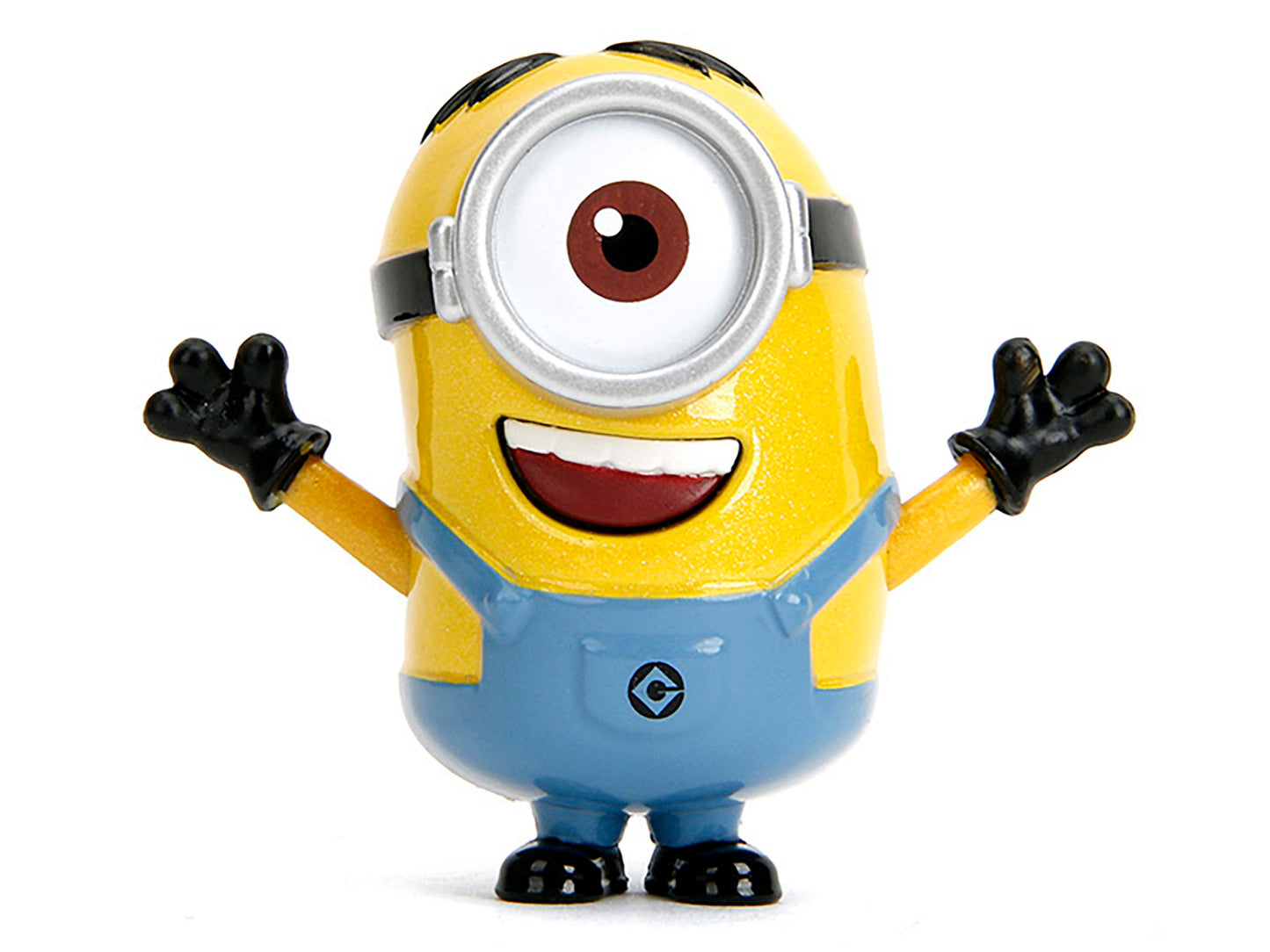 Set of 4 Jada Minions diecast figures from the 2015 Metalfigs series, detailed movie character models for display or collection.