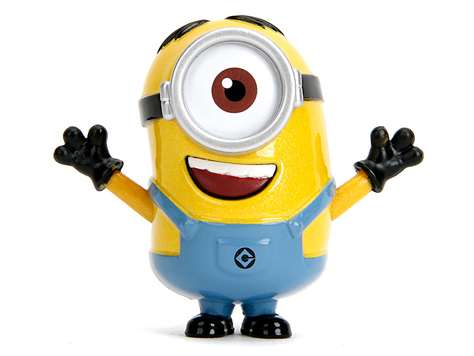Set of 4 Jada Minions diecast figures from the 2015 Metalfigs series, detailed movie character models for display or collection.