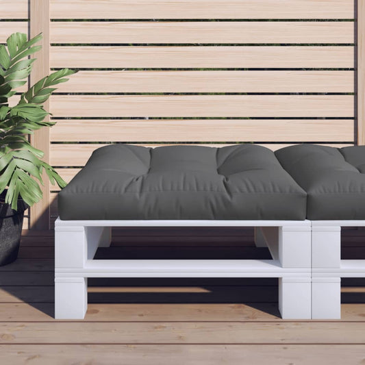Pallet Cushion Anthracite 100% polyester 27.6x27.6x4.7 in