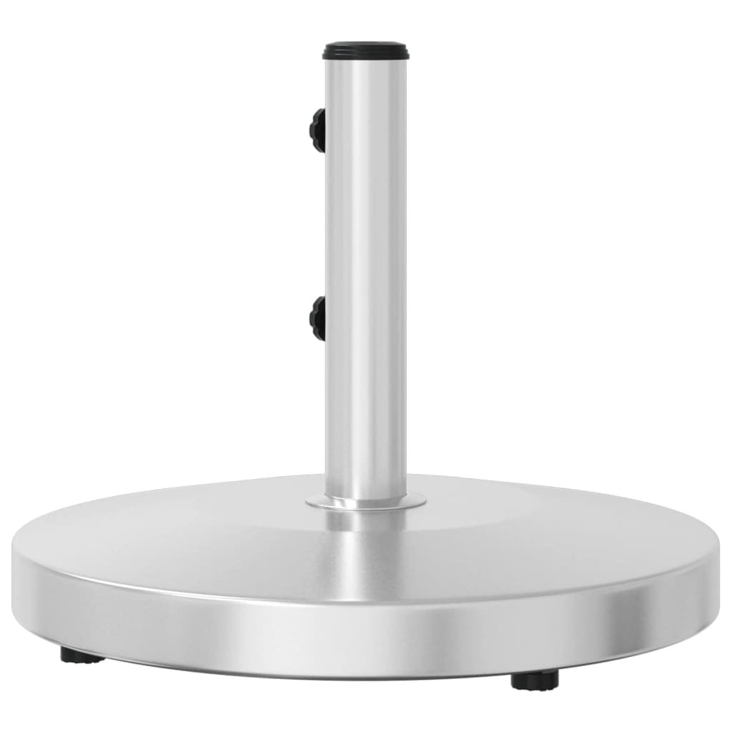 Round outdoor parasol base for 1.3", 1.5", or 1.9" poles, 55.1 lb, designed for patio umbrellas by American Smart.