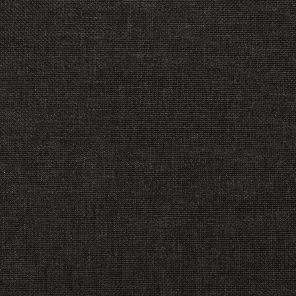 Sofa Bed Black 100% polyester, wood, plastic, foam Large