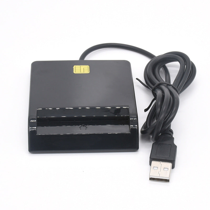 eprolo USB 2.0 Smart Card Reader ATMCC DNI IC bank card reader for tax reporting and secure smart card transactions.