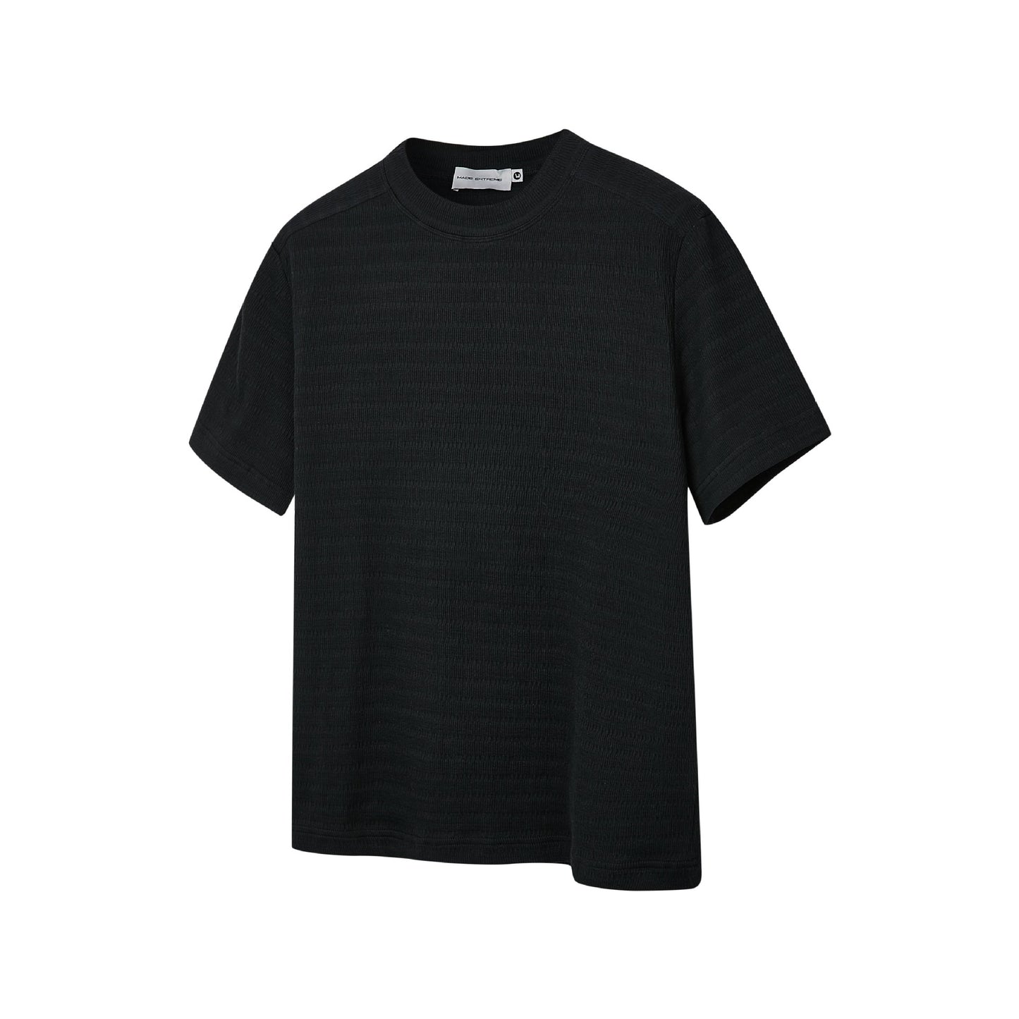 Men's Summer Luxury Texture Blended Basic Solid Color Crew Neck Short Sleeve T-Shirt