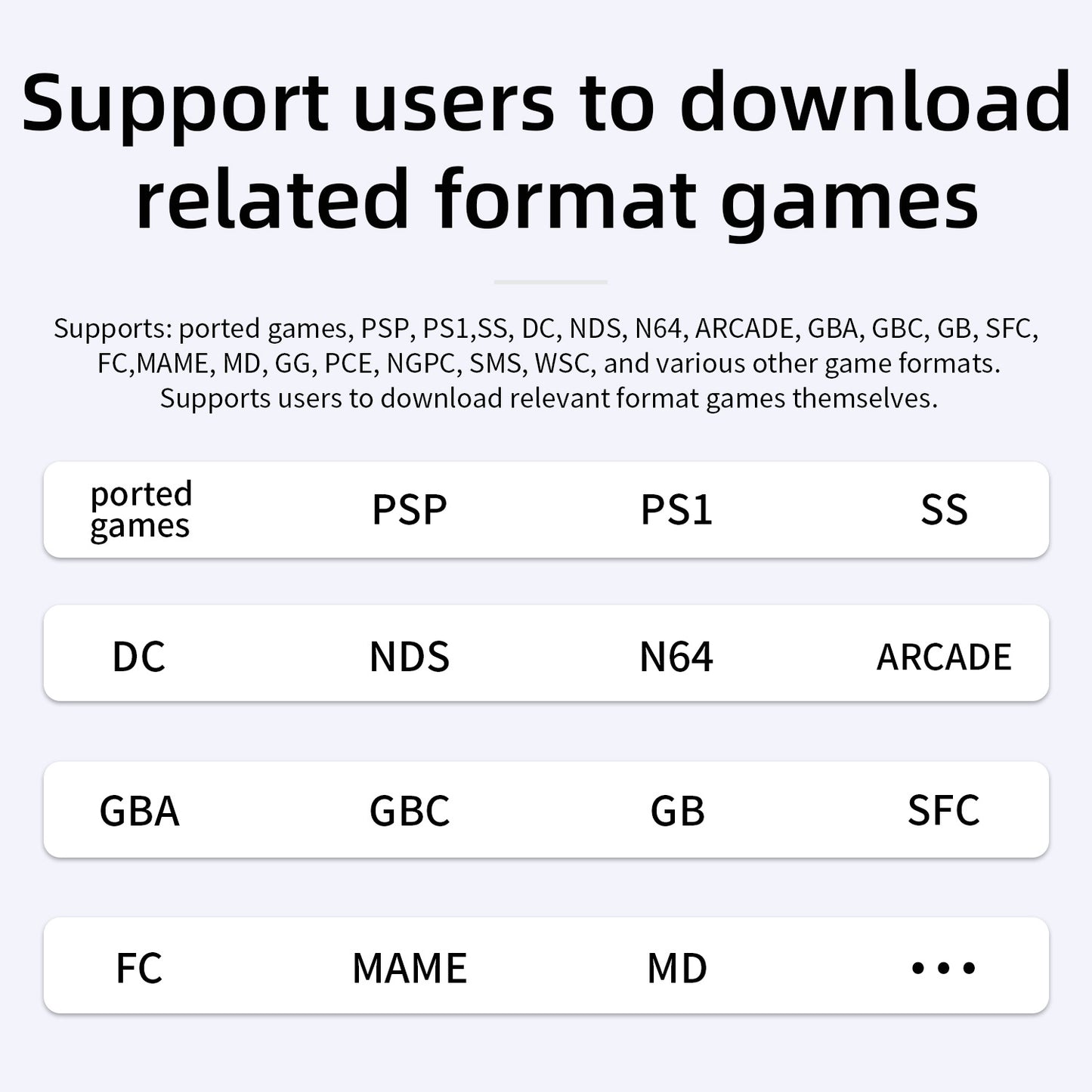ANBERNIC's new RG40XXV vertical version retro portable handheld game console with lighting effect connected to power regard
