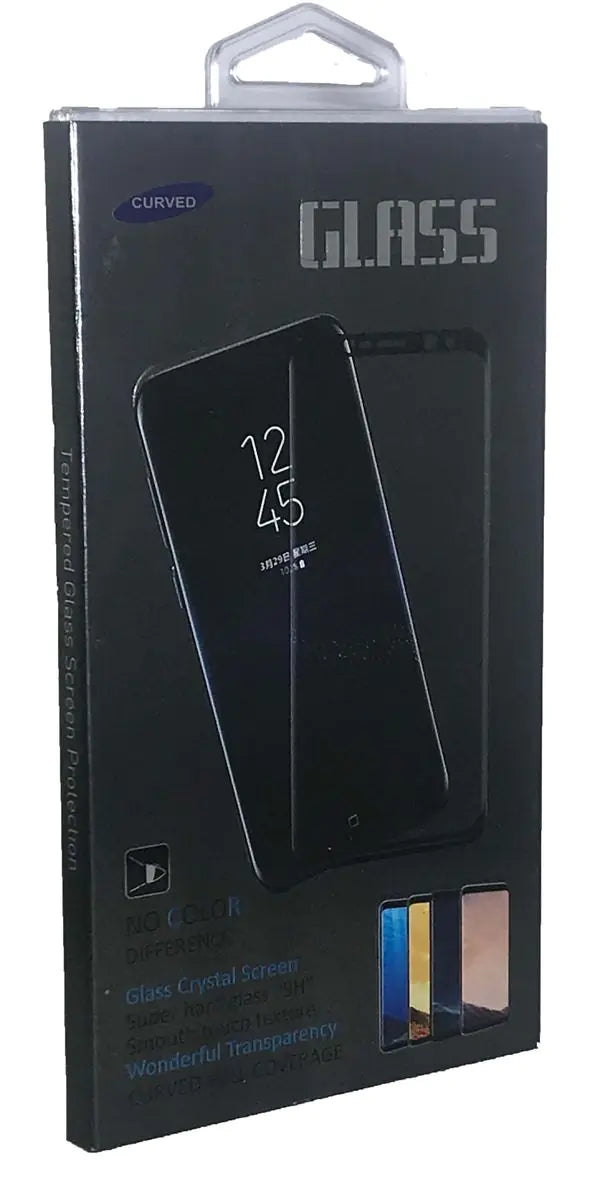 Galaxy Note 9 Tempered Glass 3D Clear Frame Black