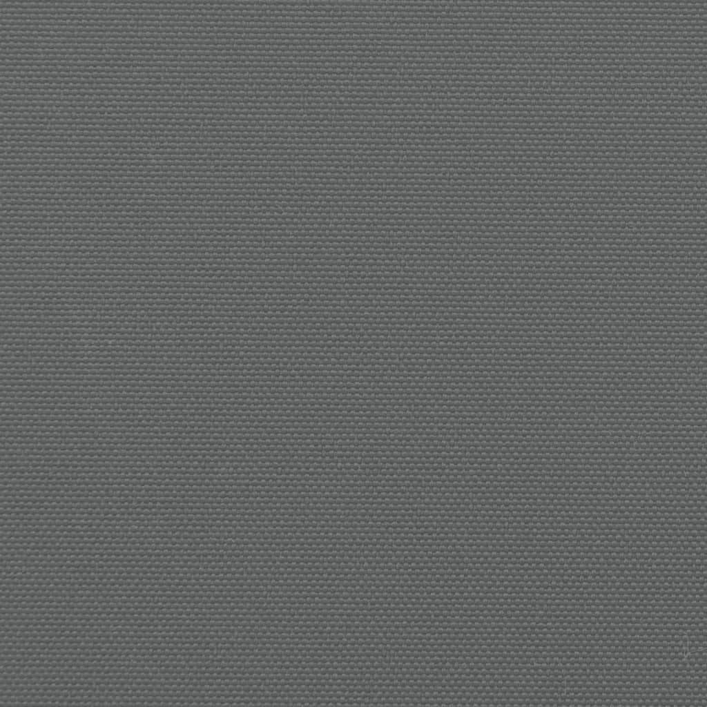 Retractable Side Awning Anthracite 100% polyester with PU coating