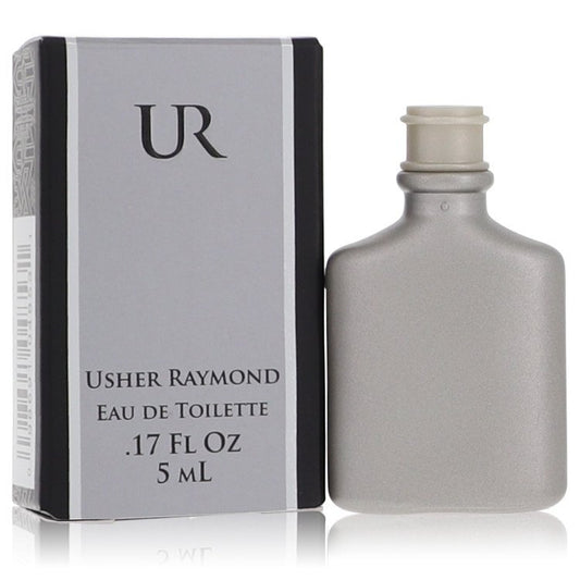 Usher UR by Usher men's mini EDT spray .17 oz bottle with sleek design and branding visible.