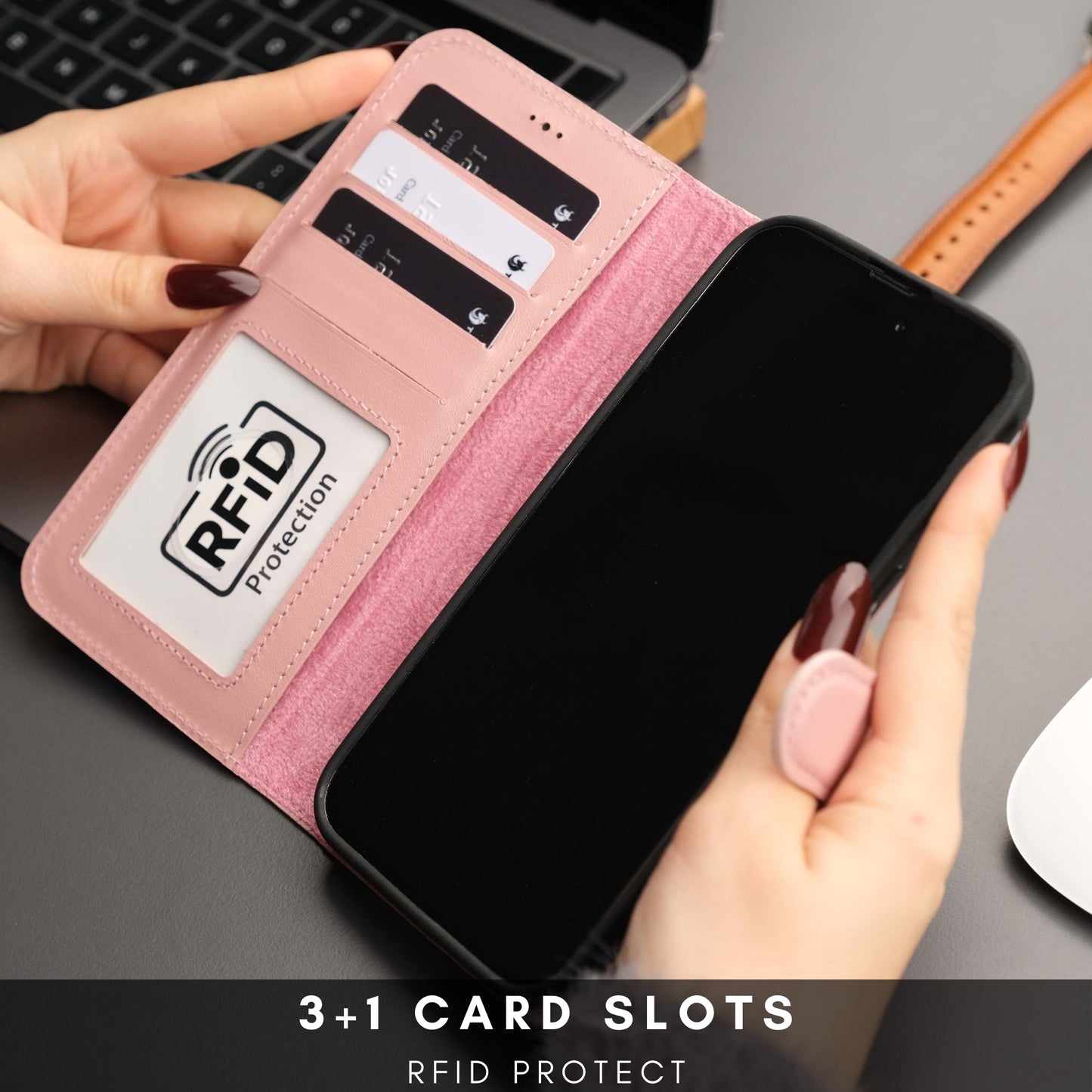 Casper Leather iPhone 14 Pro Wallet Case | MagSafe