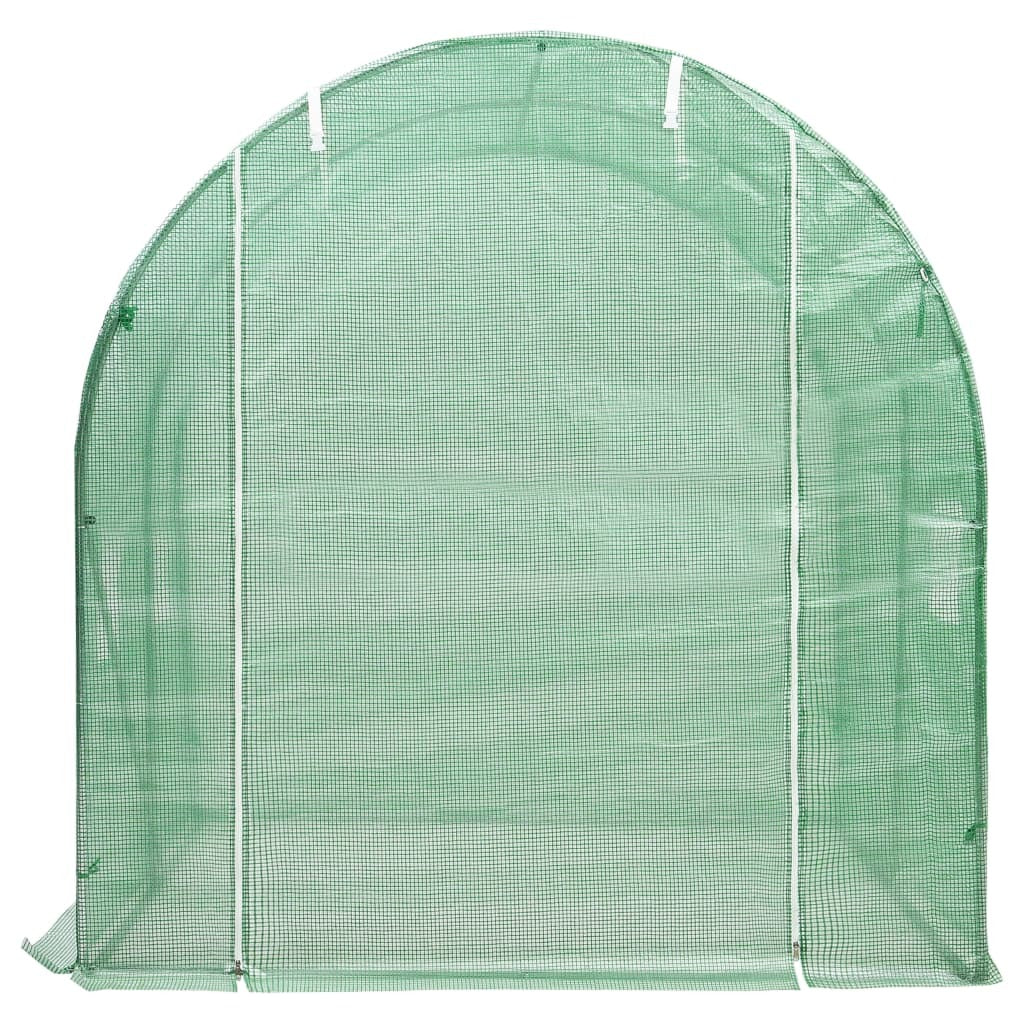 Greenhouse Green Galvanized steel, PE mesh fabric Medium