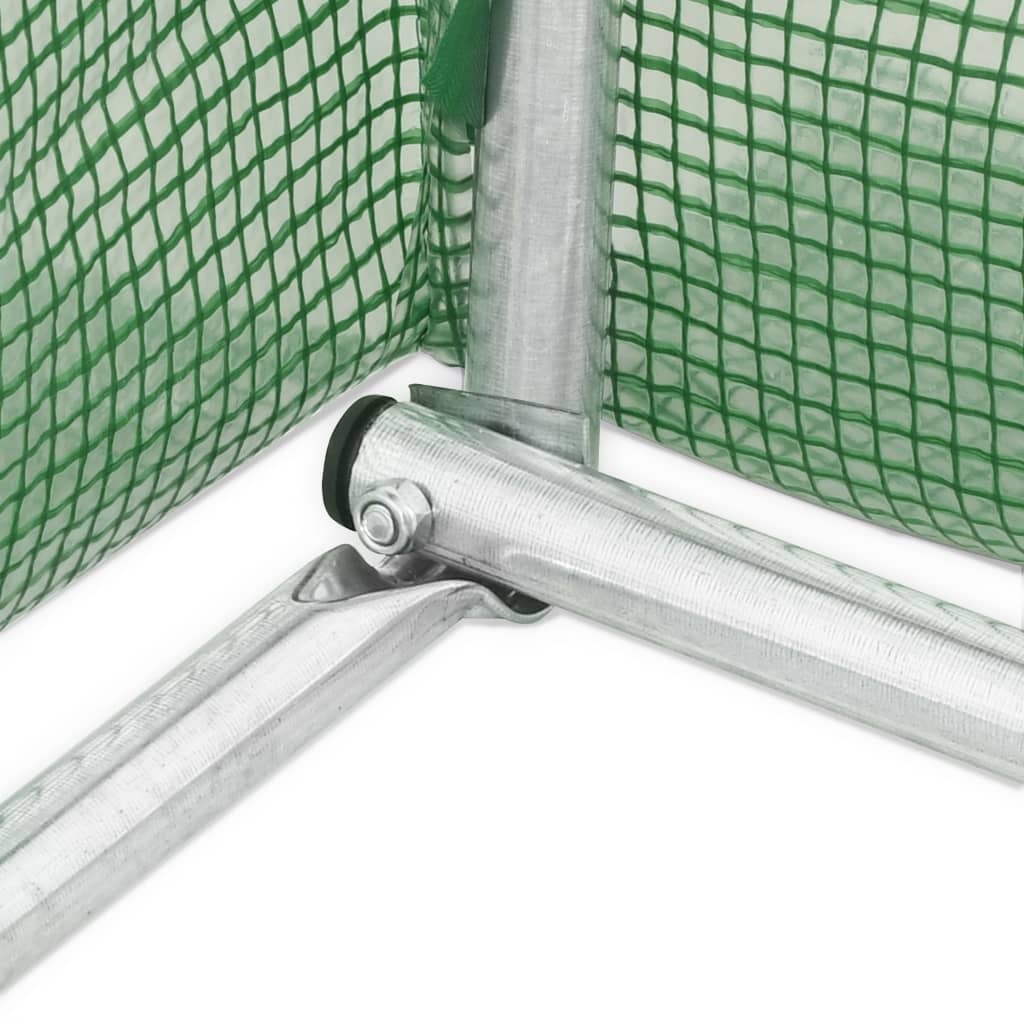 Greenhouse Green Galvanized steel, PE mesh fabric Medium