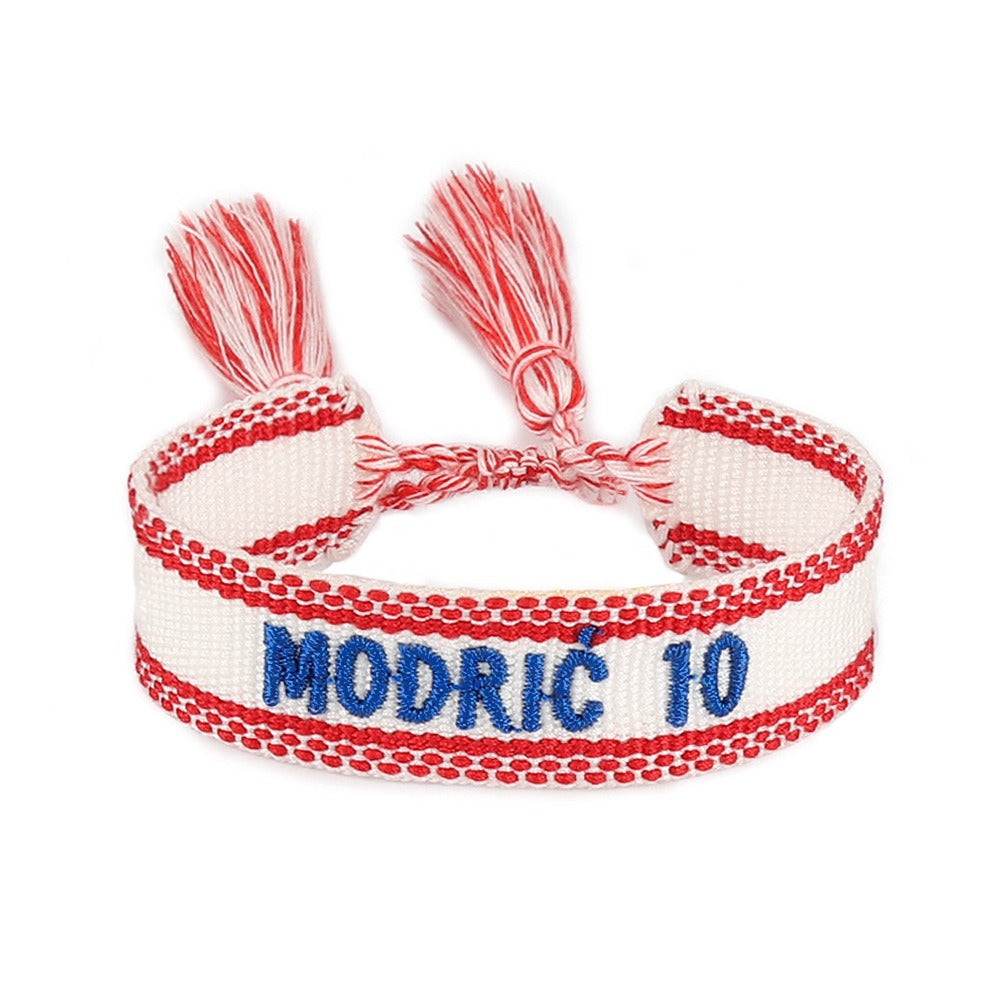 Football World Cup braided bracelet European and American star cheerleaders fans hand rope hand braided tassel bracelet