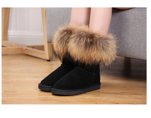womens-fox-fur-snow-boots