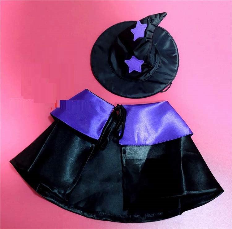 Enchanting Pet Halloween Wizard Costume Set-1