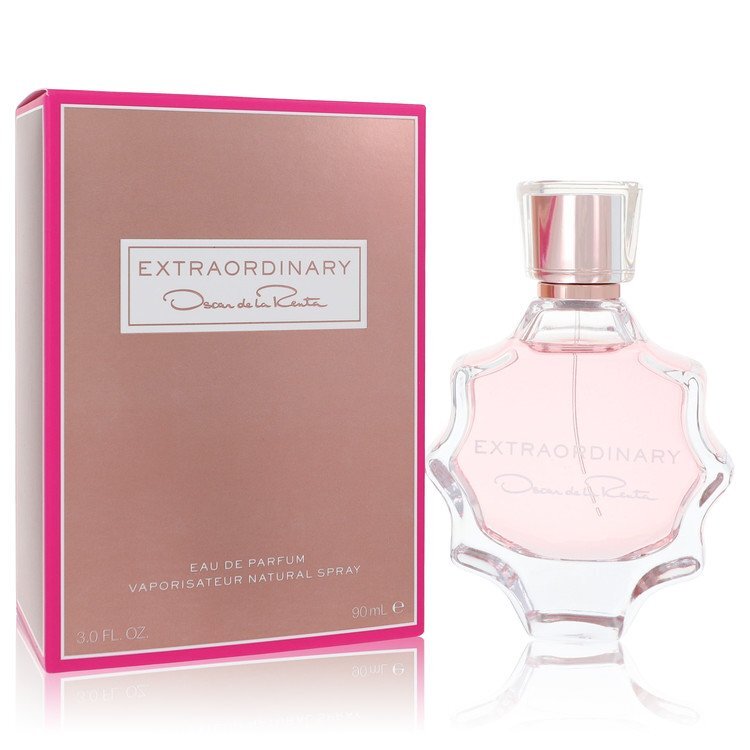 Oscar De La Renta Extraordinary eau de parfum spray for women, 3 oz bottle with elegant packaging.