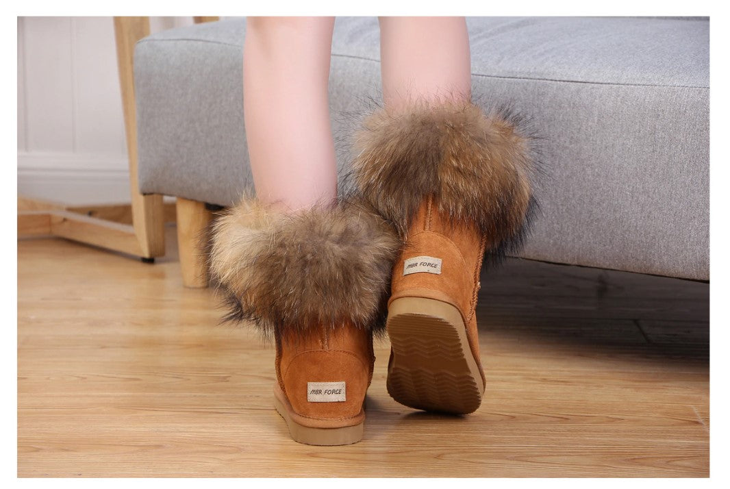 womens-fox-fur-snow-boots