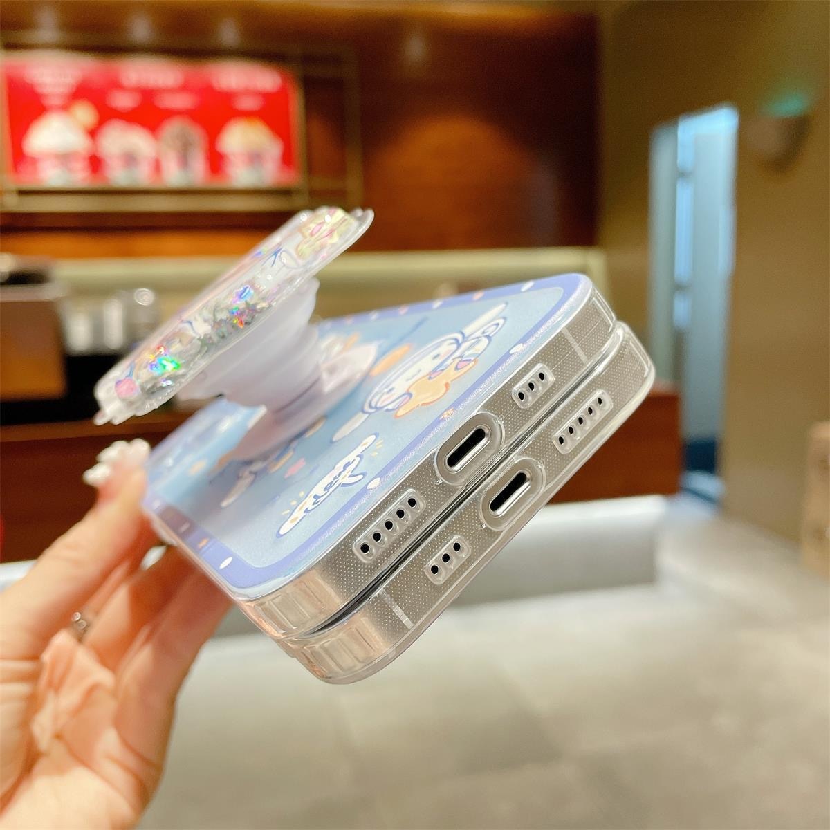 cinnamoroll-sanrio-with-quicksand-stand-phone-case