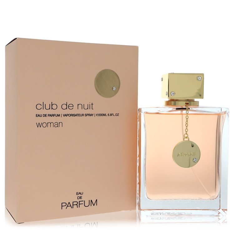 Armaf Club De Nuit Women's Eau De Parfum spray 6.8 oz bottle, featuring a sleek design and elegant fragrance packaging
