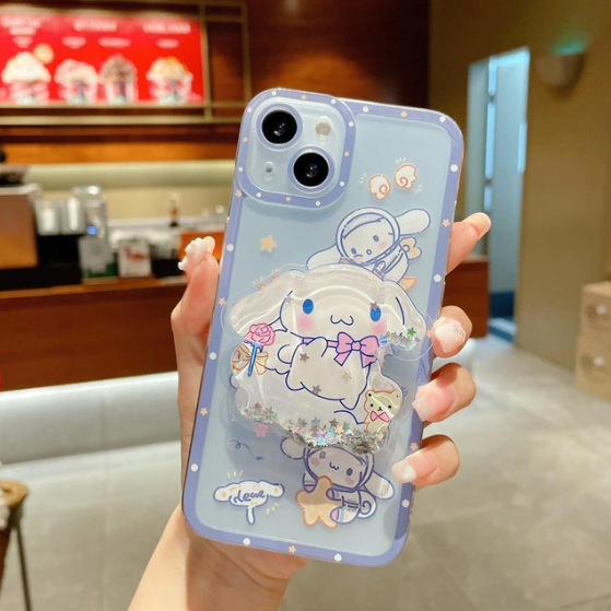 cinnamoroll-sanrio-with-quicksand-stand-phone-case