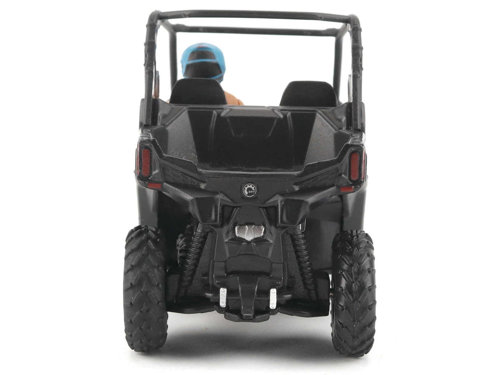 Diecast 1/32 BRP Models Can-Am Maverick Trail DPS 1000 Matt Black with driver figure, detailed remote-controlled vehicle model