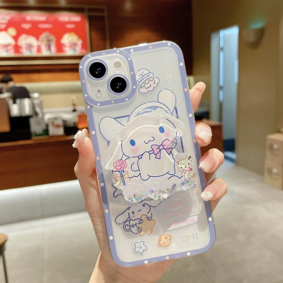 cinnamoroll-sanrio-with-quicksand-stand-phone-case