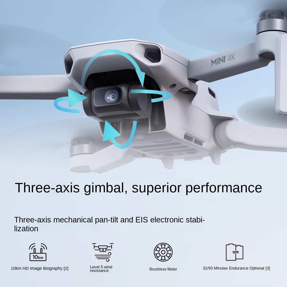 DJI Mini 4K Ultra HD Mini Aerial Drone Captain with Intelligent Range Shooting and Remote Control Aircraft - American Smart