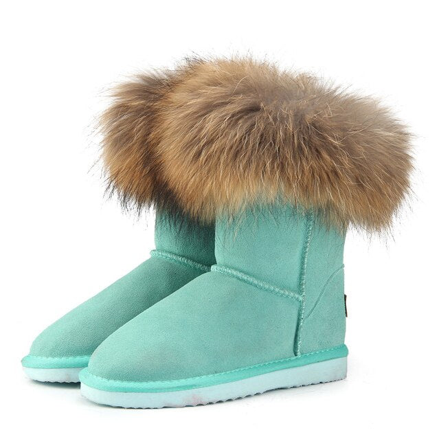 womens-fox-fur-snow-boots
