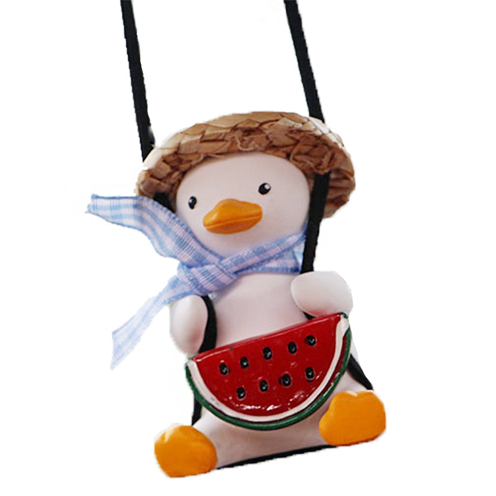 car-pendant-cute-swinging-duck