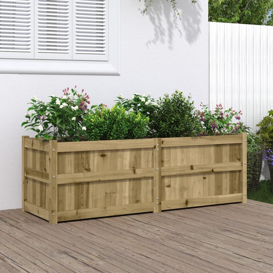 Garden Planter Natural pine Vacuum pressure treated pinewood