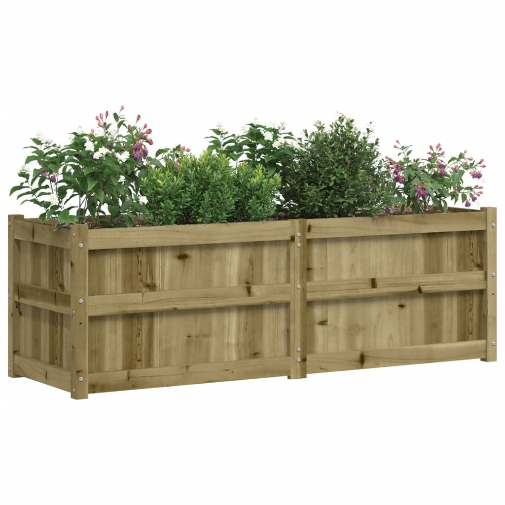 Garden Planter Natural pine Vacuum pressure treated pinewood