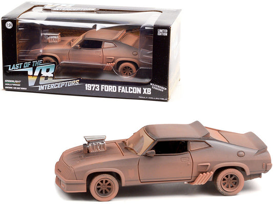 1973 Ford Falcon XB (Weathered Version) "Last of the V8 Interceptors" (1979) Movie 1/24 Diecast Model Car by Greenlight-0