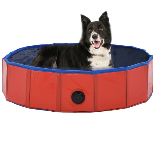 vidaXL Dog Swimming Pool Foldable Dog Pool Pet Paddling Pool Bath Tub PVC-0