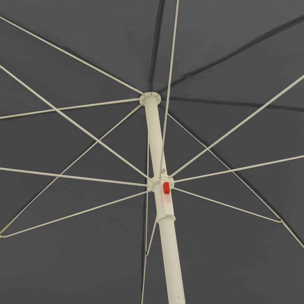 vidaXL Outdoor Umbrella Height Adjustable Parasol Tilting Garden Sunshade-3