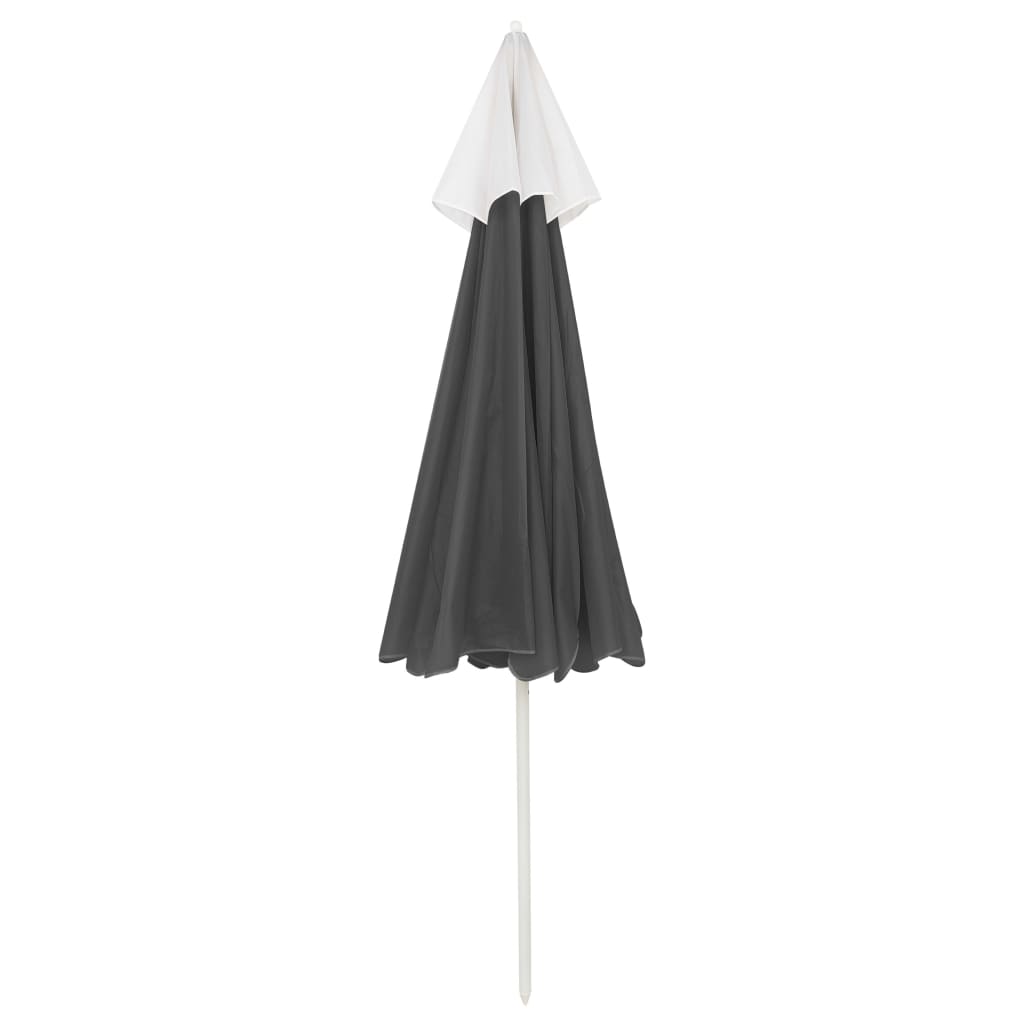 vidaXL Outdoor Umbrella Height Adjustable Parasol Tilting Garden Sunshade-2