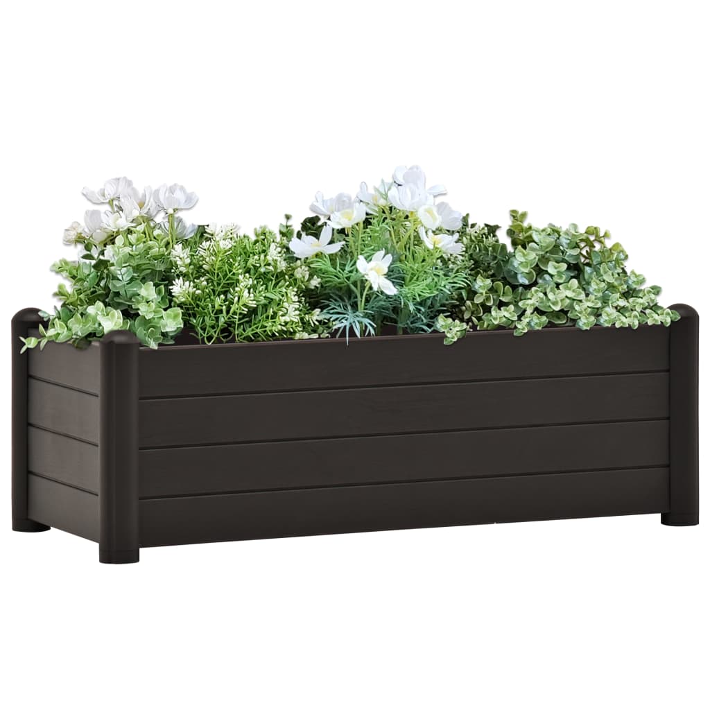 vidaXL Planter Flower Box Raised Flower Bed Outdoor Planter for Patio Lawn-5