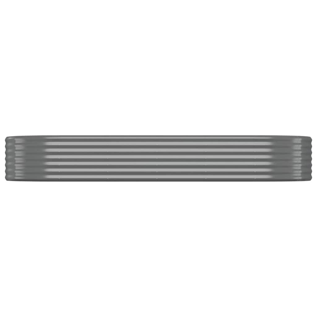 vidaXL Garden Raised Bed Patio Outdoor Raised Planter Box Powder-coated Steel-10