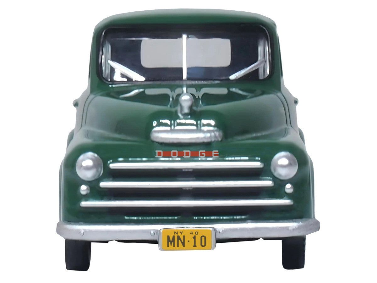 1948 Dodge B-1B Pickup Truck Green "Railway Express Agency" 1/87 (HO) Scale Diecast Model Car by Oxford Diecast-2