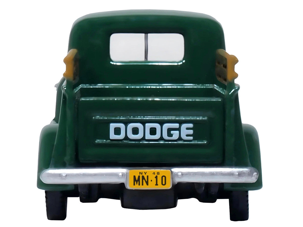 1948 Dodge B-1B Pickup Truck Green "Railway Express Agency" 1/87 (HO) Scale Diecast Model Car by Oxford Diecast-0