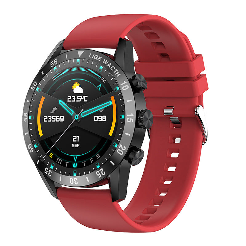 eprolo Bluetooth smart watch with pedometer, sports features, and waterproof design for men.