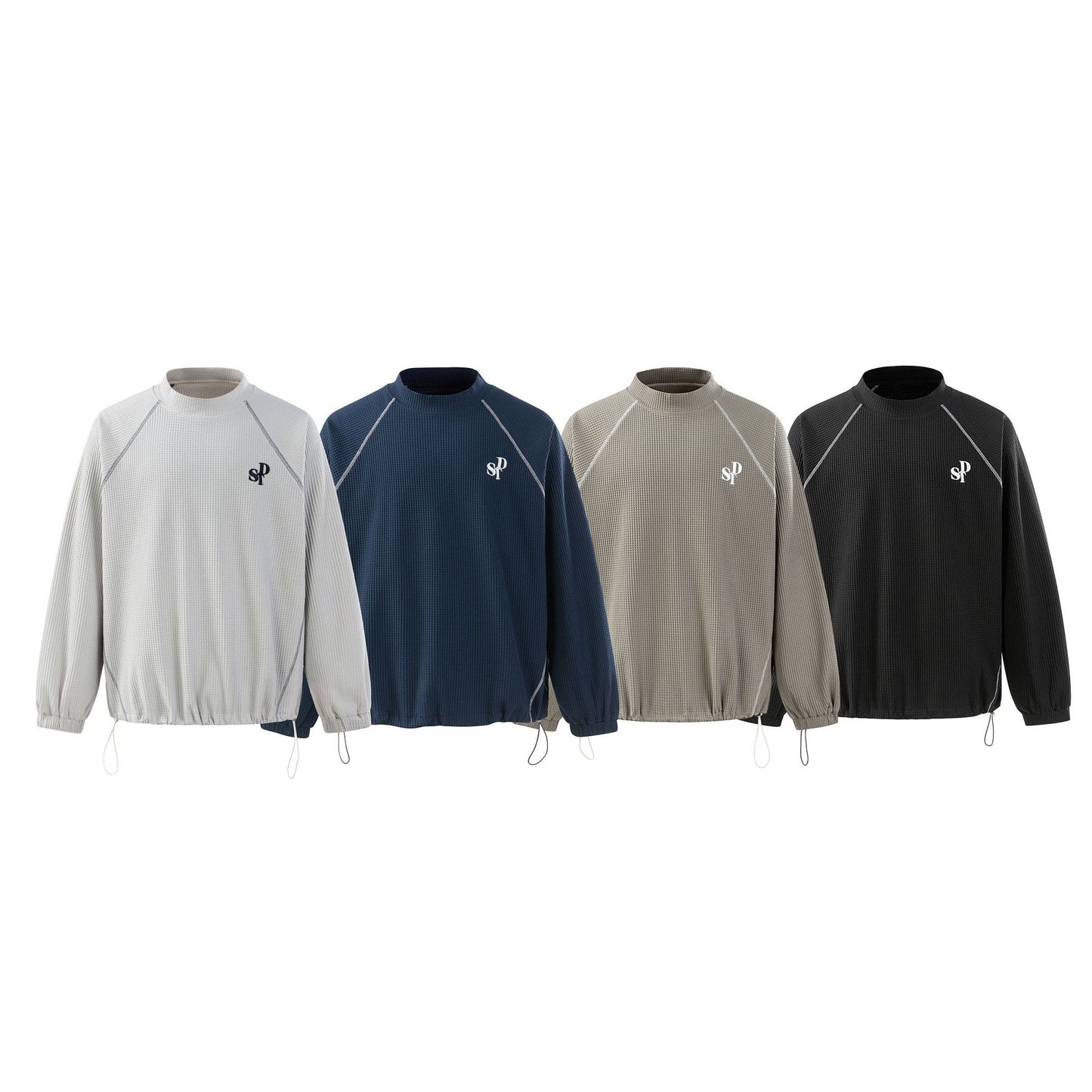 Long Sleeve T-Shirt with Simple Outdoor Style Unisex Basic Top - American Smart
