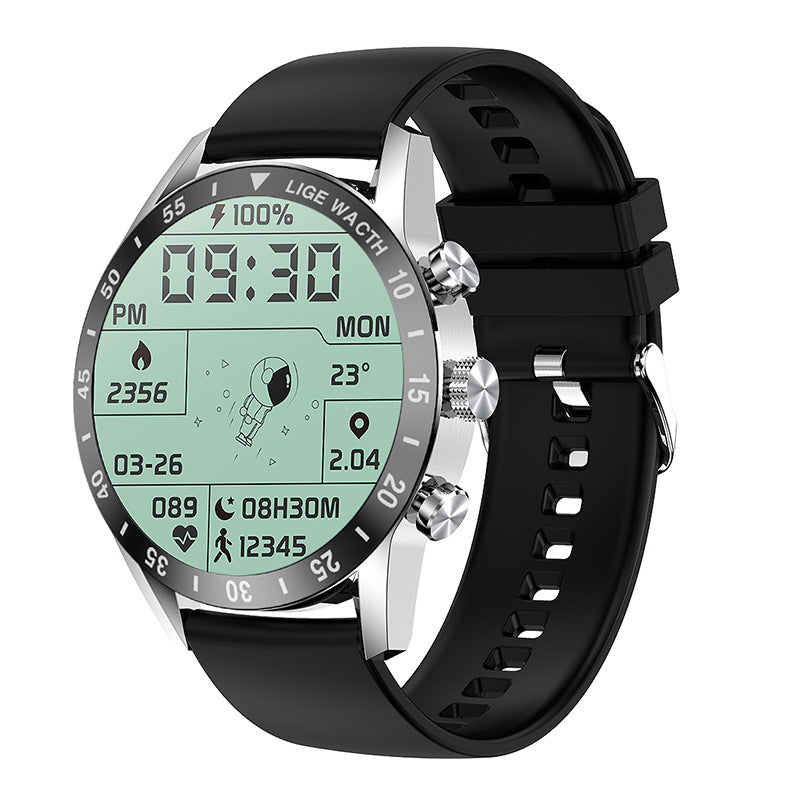 eprolo Bluetooth smart watch with pedometer, waterproof design, showcasing a sporty men's bracelet style.