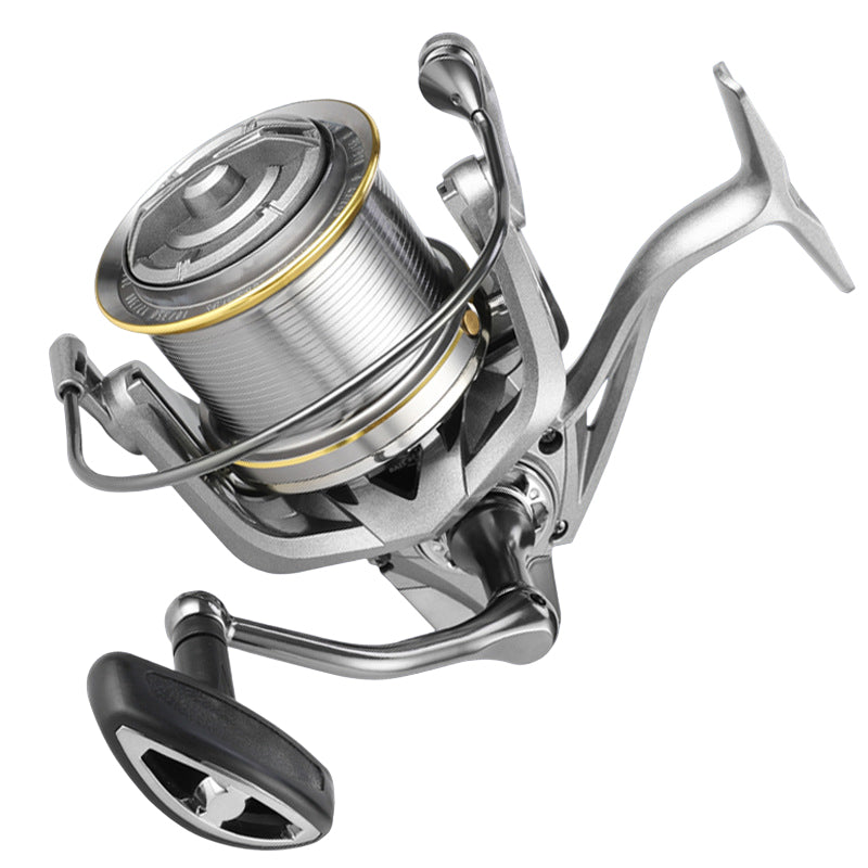 17+1BB 8000-14000 Series Aluminum Alloy Spool Fishing Reel, 4.8:1 Gear Ratio, Durable Long Casting for Baitcasting
