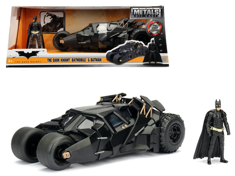 2008 "The Dark Knight" Tumbler Batmobile with Batman Diecast Figurine 1/24 Diecast Model Car by Jada-0