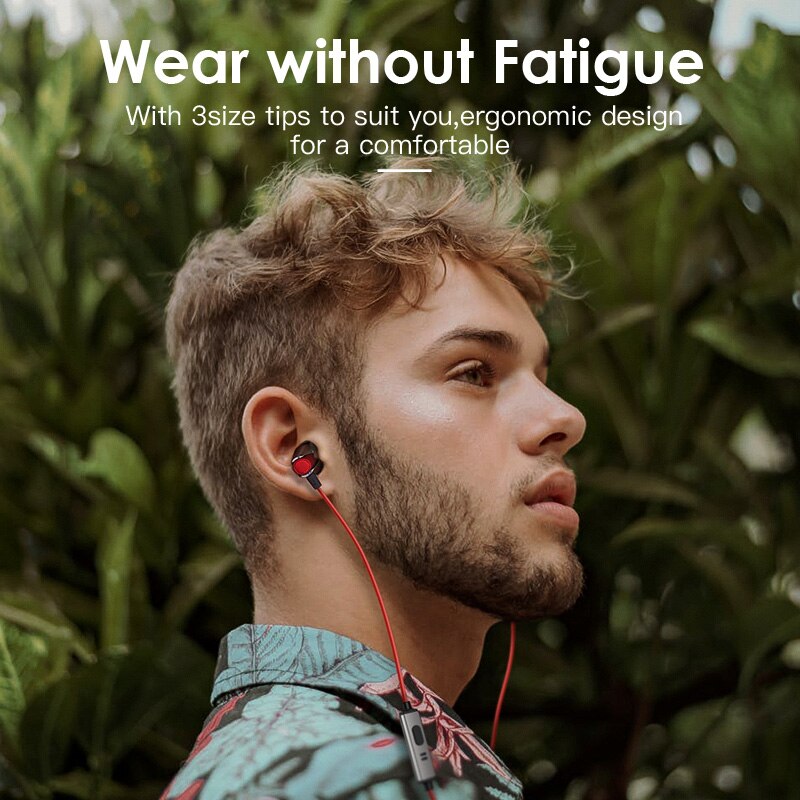 KUULAA Earphones with Microphone Wired Earbuds in Ear Deep Bass 3.5mm Jack for iPhone 6 5 Xiaomi Samsung Huawei Fone De ouvido