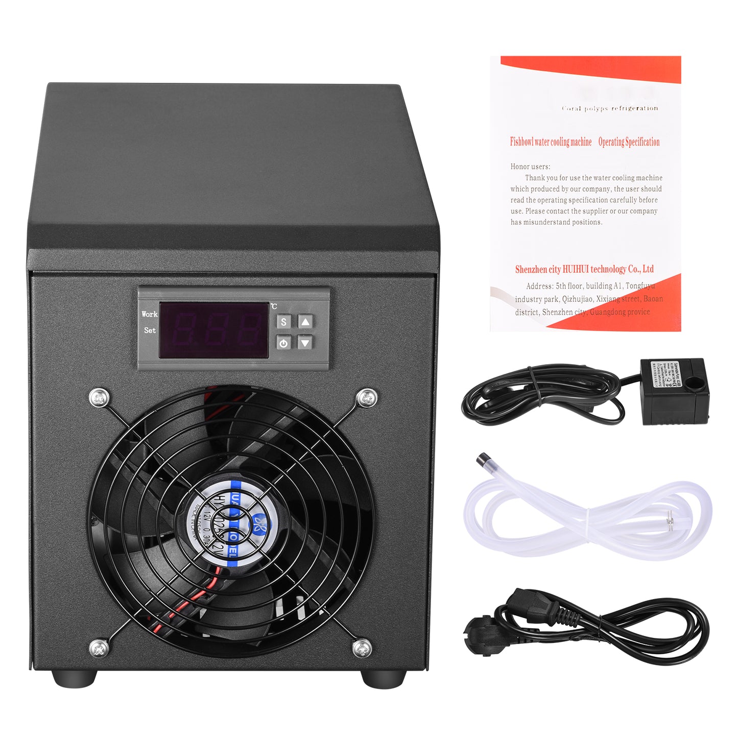 0-100℃ Aquarium Water Chiller 55L Fish Tank Cooler System Temperature Setting Device Constant For Fish Shrimp Breeding Tool